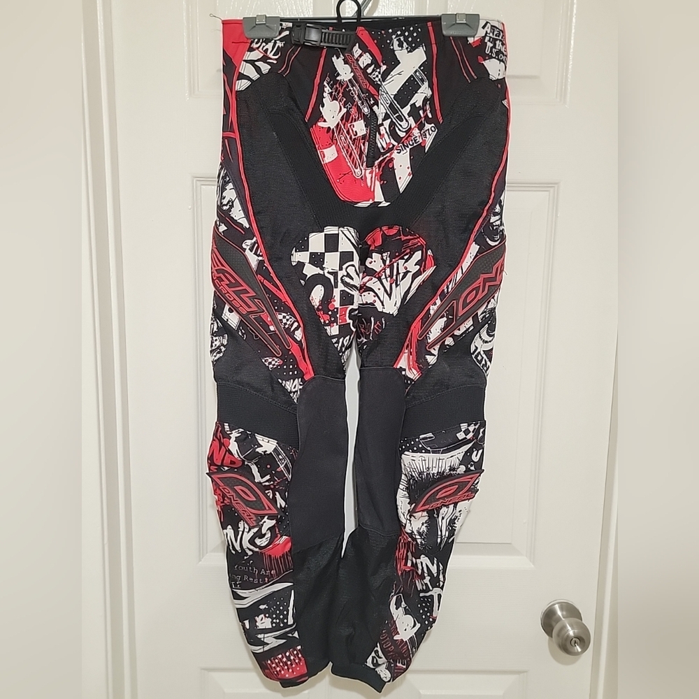 Red Black O'Neal Element Series Motocross Dirt Bike Pants MX ATV Size 30